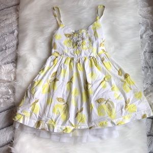 Girls lemon dress
